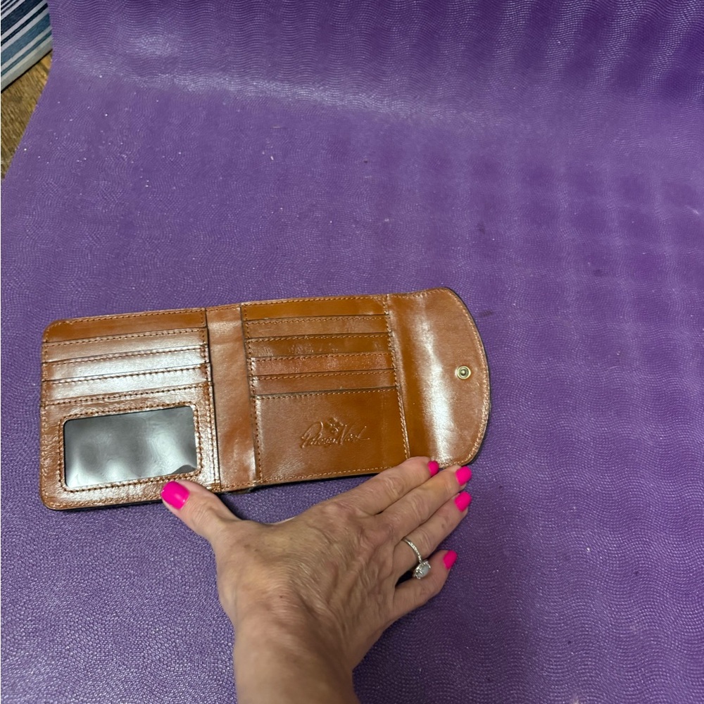 Patricia Nash Tan Leather Wallet